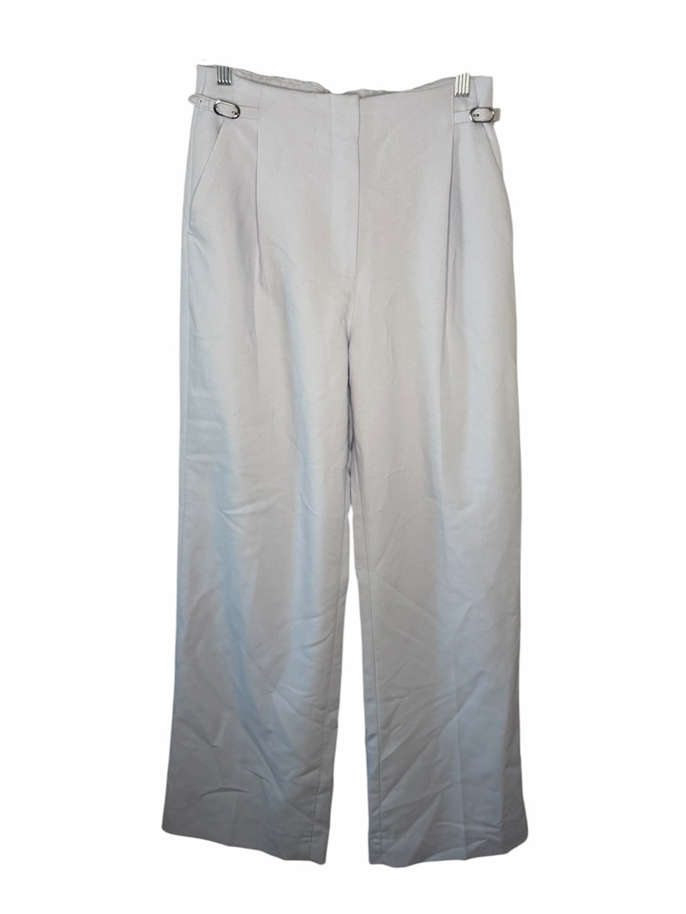 Abercrombie & Fitch Curve Love Sloan Tailored Belted Hardware Wide Leg Pants - Picture 4 of 7